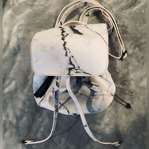 Eddie Borgo for Target White and Black Marble Mini Backpack with Charms!!